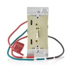 Leviton Dimmer Switch - 1-Pole/3-Way, 120VAC, Light Almond (NOB)